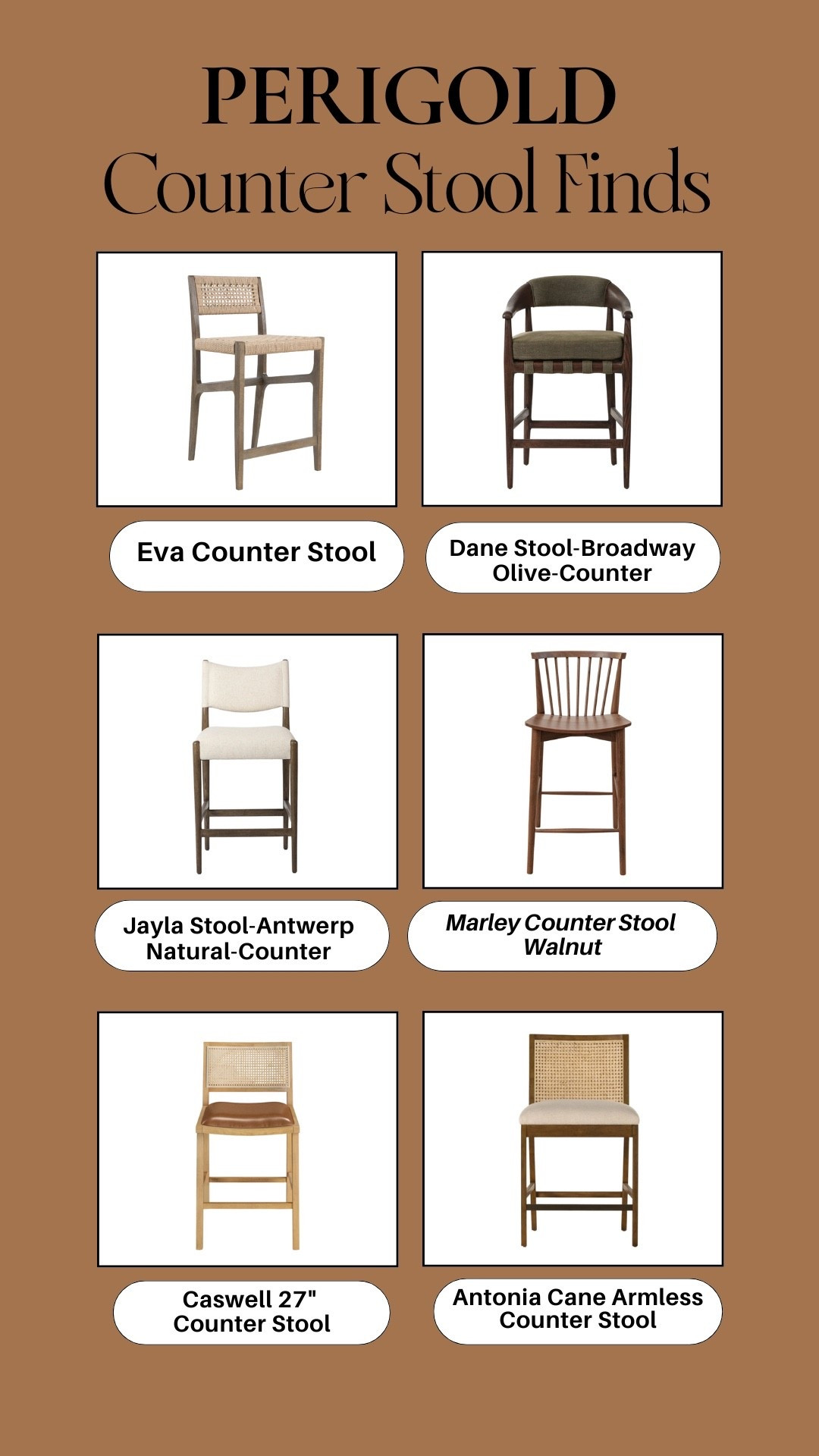 From morning coffee to evening cocktails, these Perigold counter stools make every moment feel a little more elevated. 🍷 #Perigold #HomeDesign 

#LTKStyleTip #LTKHome