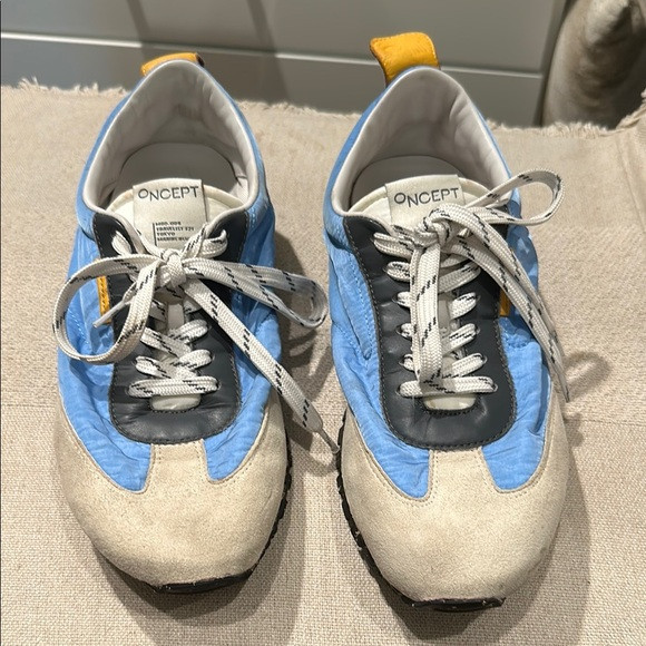 ONCEPT Blue and Yellow Sneakers | Poshmark