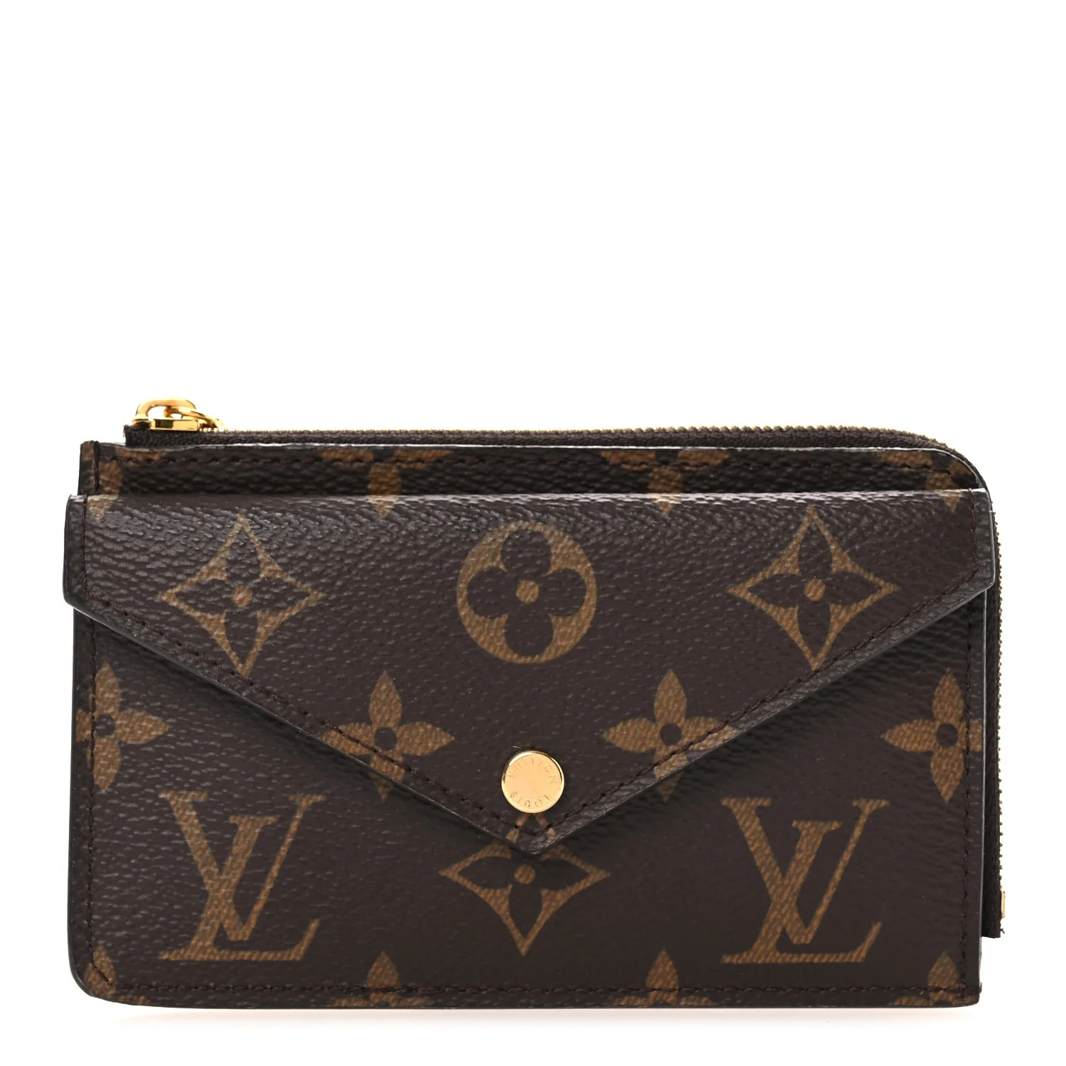 Monogram Recto Verso Card Holder Black | FASHIONPHILE (US)