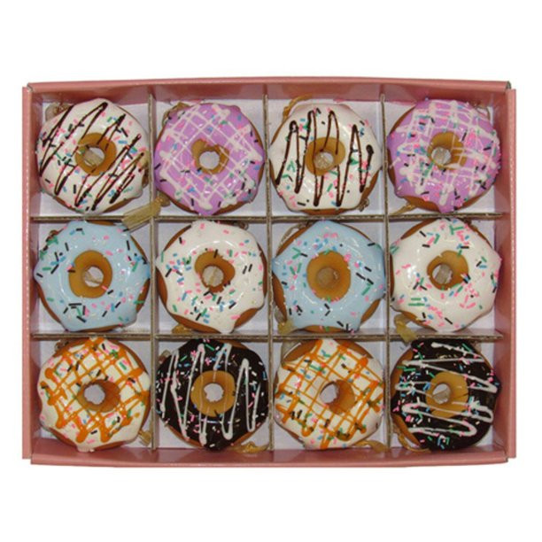 Kurt Adler Set of Twelve 2.75-Inch Donut Ornament - Walmart.com | Walmart (US)