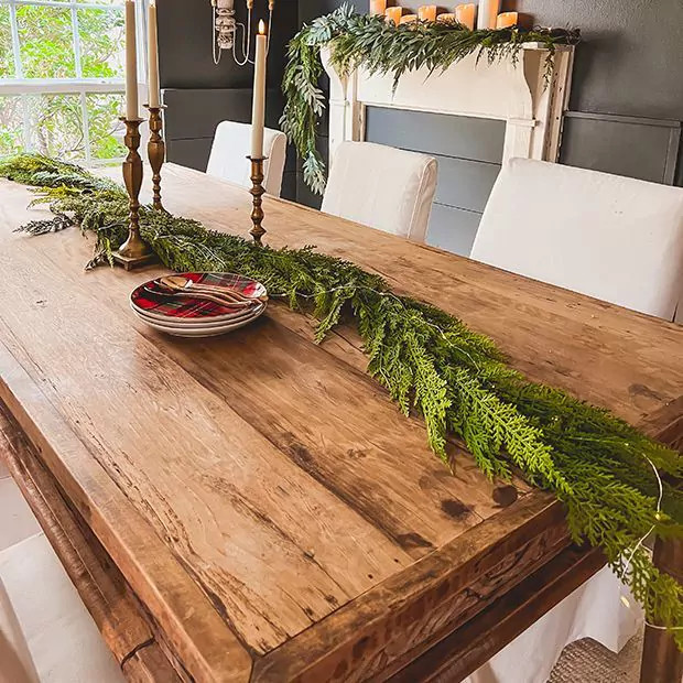 Decorative Woodland Cedar Garland | Antique Farm House