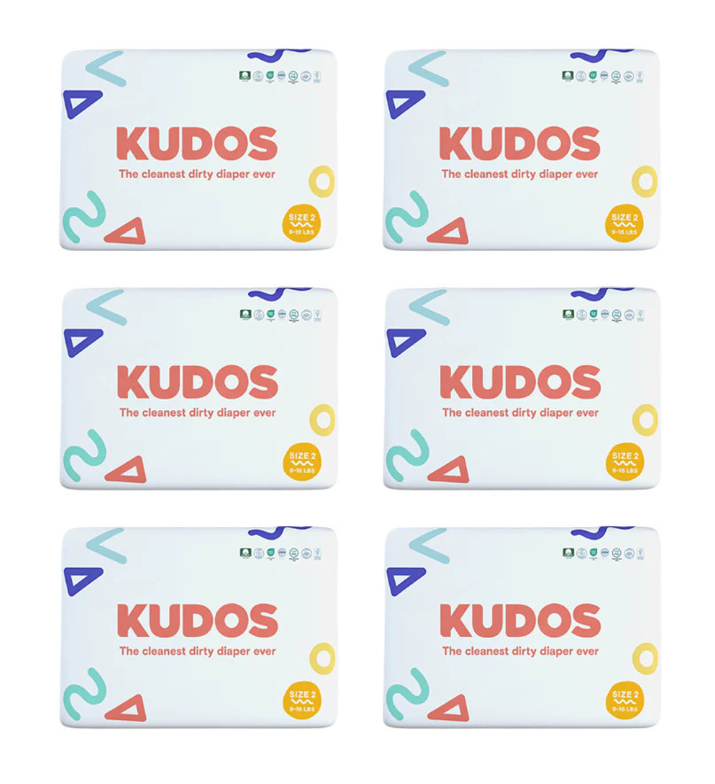 Kudos Diapers, White, Size 2, 192 | GoodBuy Gear