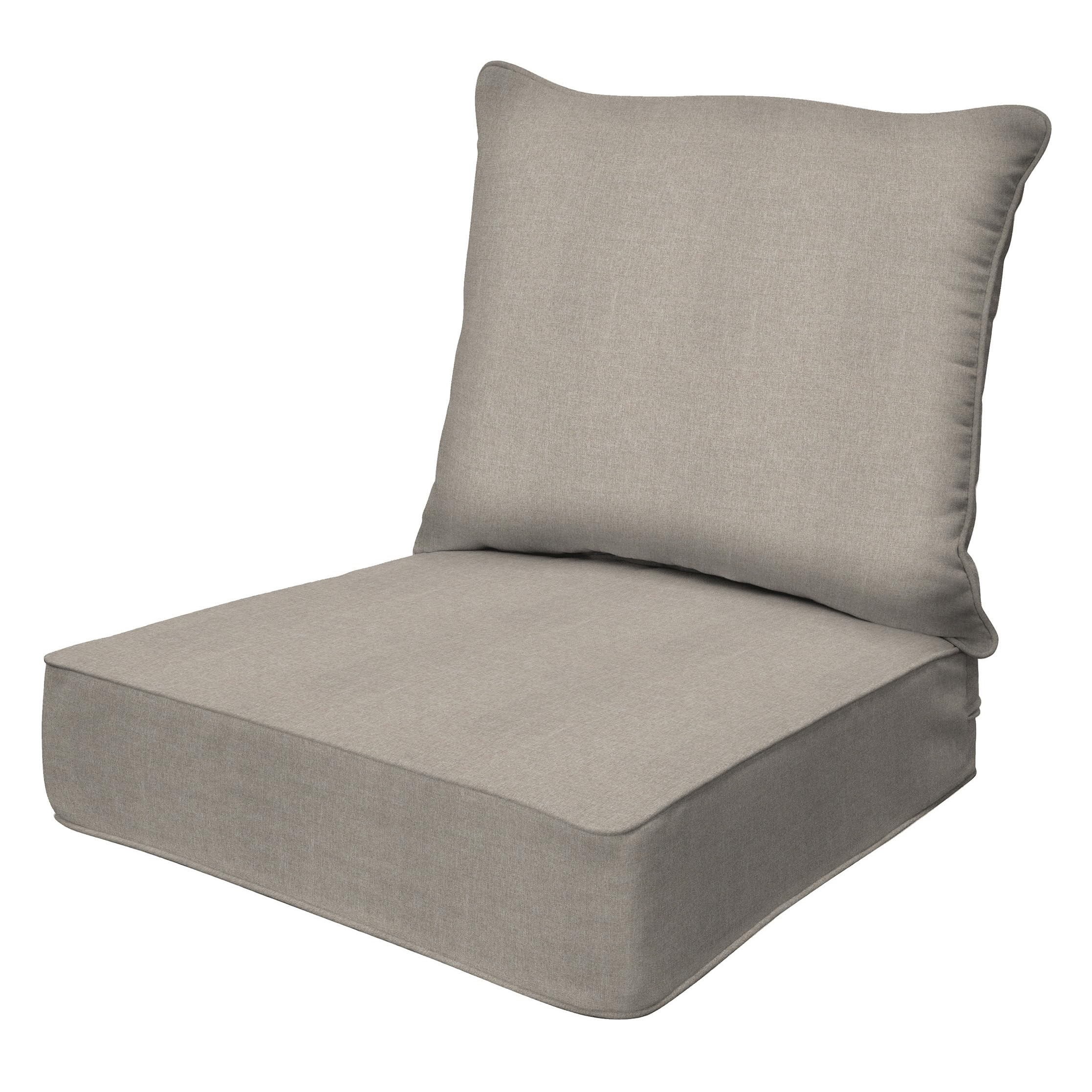 Honeycomb Outdoor Deep Seat, 24 x 23, Solarvie Taupe Chair Cushion for Patio Furniture | Amazon (US)