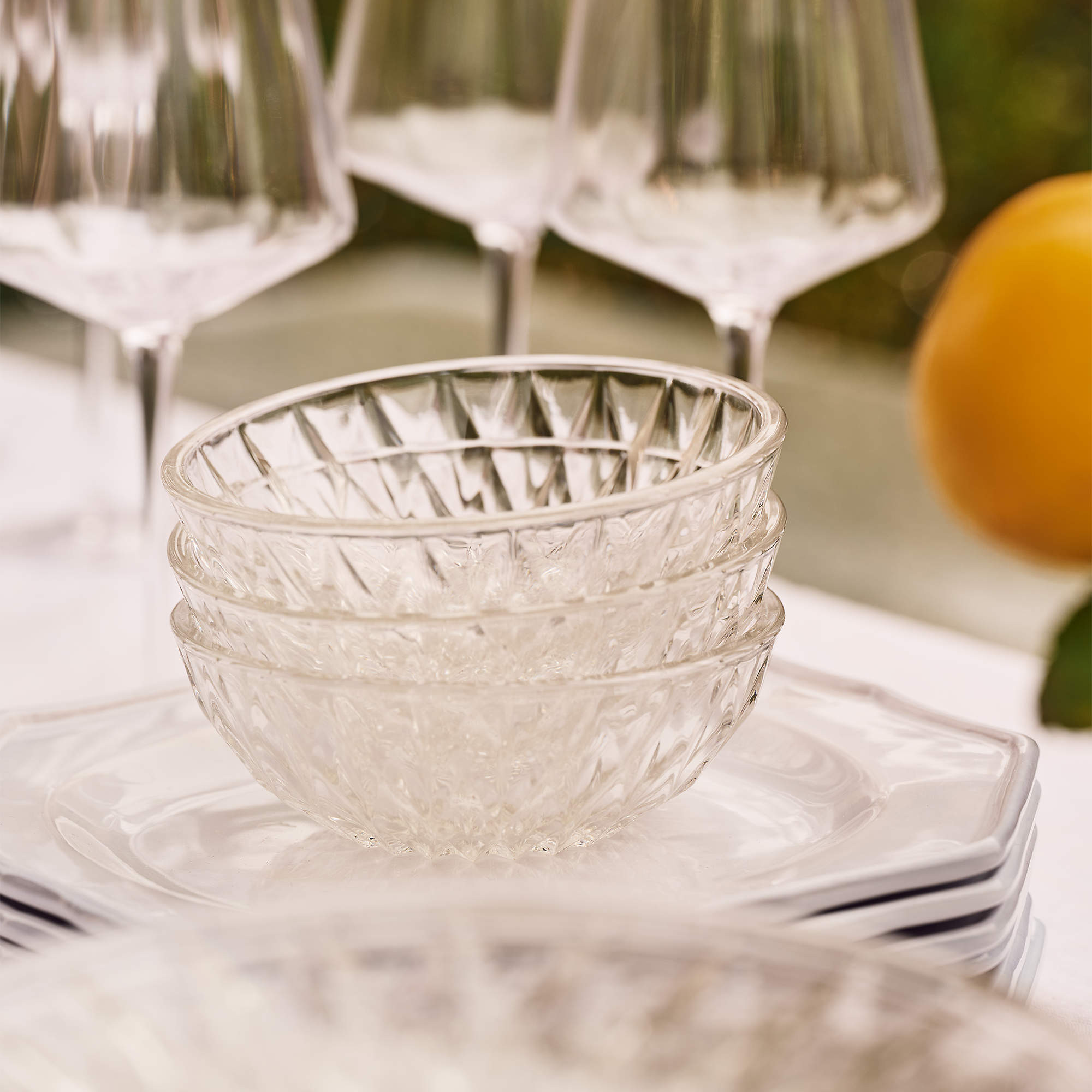 Daphne Glass Snack Bowl + Reviews | CB2 | CB2
