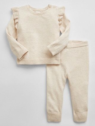 Baby Ruffle Sweater Outfit Set | Gap Factory