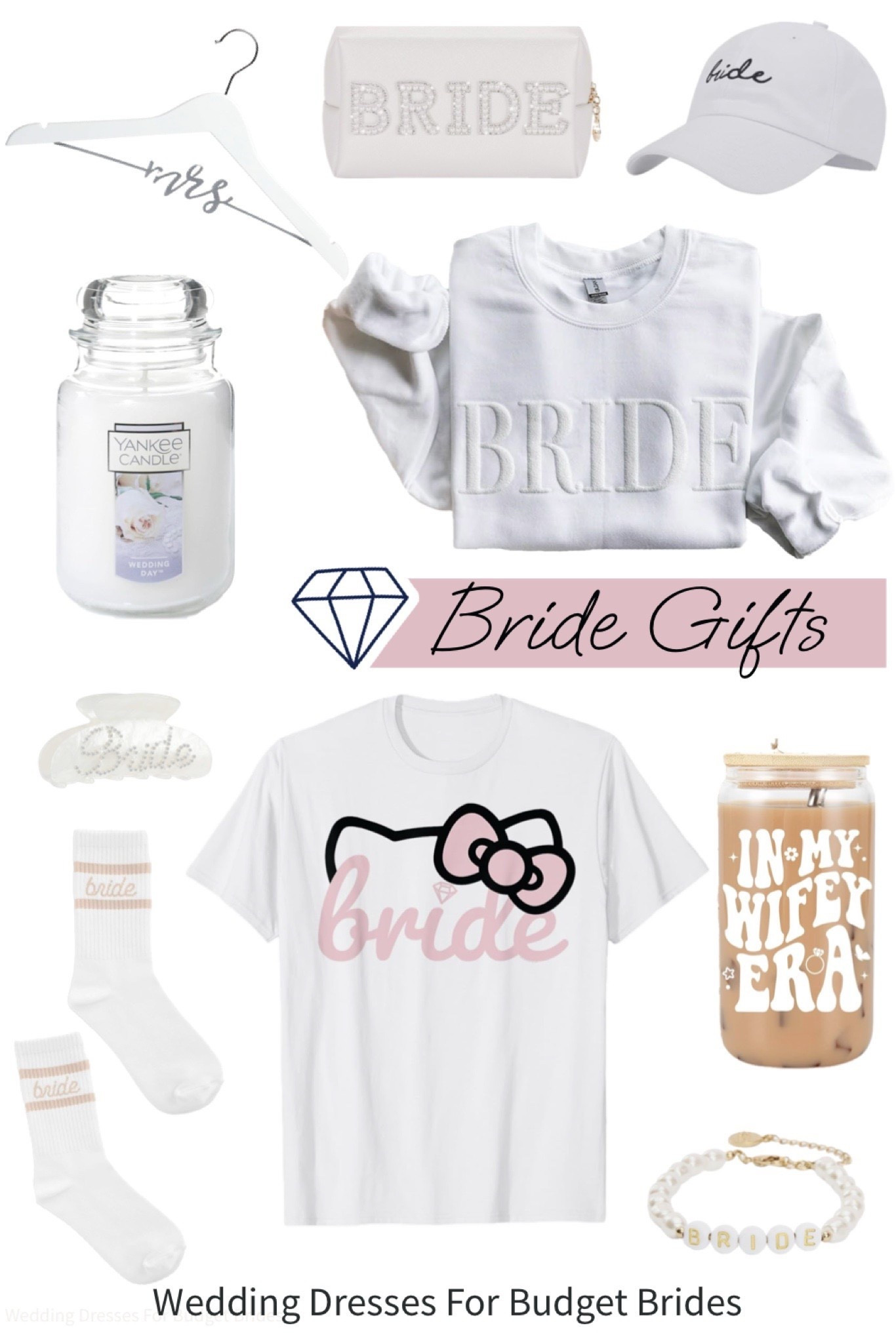 Super affordable gift ideas on Amazon for the newly engaged bride to be.

#bridegiftideas #giftsforher #bridegift #giftguide #giftideasforbrides
#brideonabudget 
#affordablebridal #founditonamazonfashion 
#weddingonabudget 

#LTKWedding #LTKFindsUnder50 #LTKSeasonal