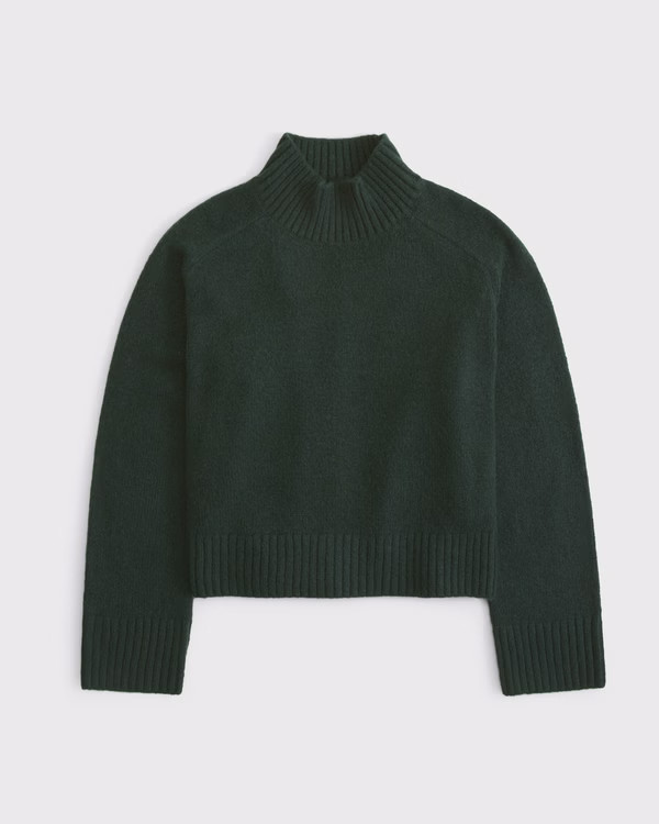 Easy Mockneck Sweater | Abercrombie & Fitch (US)