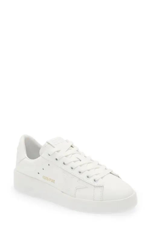 Golden Goose Pure Star Low Top Sneaker in Optic White at Nordstrom, Size 7Us | Nordstrom