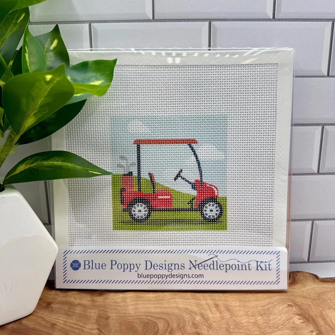 Golf Cart Needlepoint Kit - Etsy | Etsy (Global)
