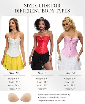 SZIVYSHI Corset Tops for Women, Bustier Shapewear Lingerie, Lace Waist Push Up Bodysuit | Amazon (US)