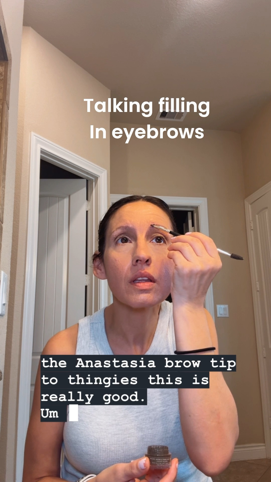 Talking eyebrows on ig stories, and I wanted to share it here too. This is the ELF lock on liner and brow cream is really similar to a pretty famous brand. 
Let’s fill in our eyebrows. 
Eyebrows 

#LTKPetite #LTKBeauty #LTKselfcare