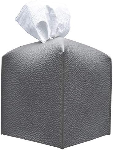 Carrotez Tissue Box Cover, [Refined] Modern PU Leather Square Tissue Box Holder - Decorative Hold... | Amazon (US)