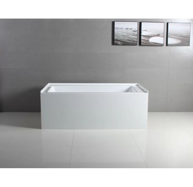 VTAP603222L Aqua Eden 60" x 32" Soaking Acrylic Bathtub | Wayfair North America