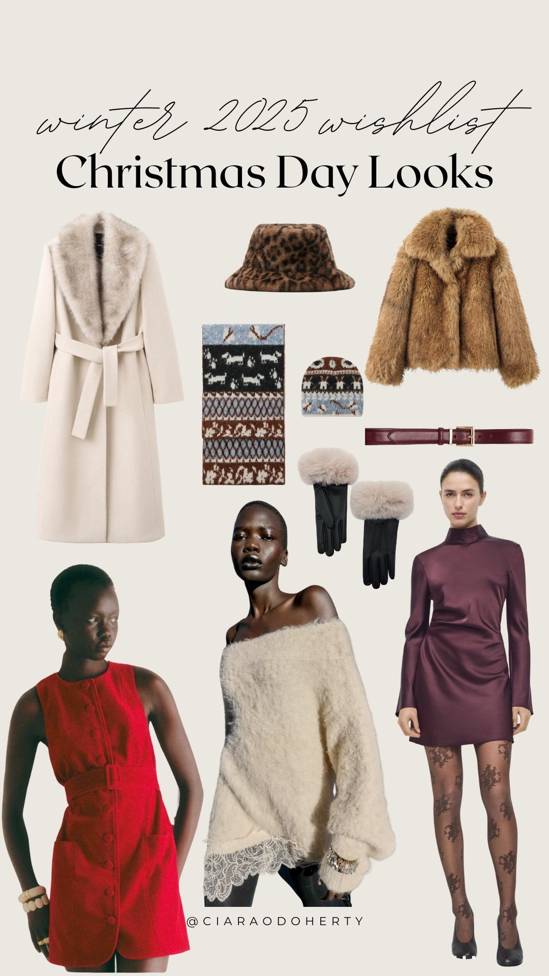 Winter 2025 Wishlist: Christmas Day Looks
Faux fur jacket, fur gloves, knit dress, satin dress, fur hat, sezanee

#LTKeurope #LTKireland #LTKfestive