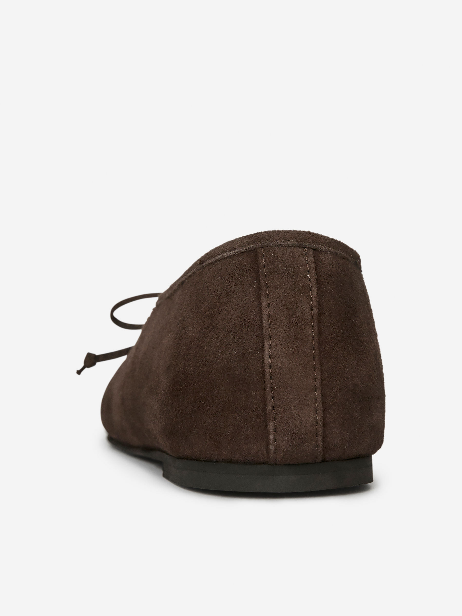 Suede Ballerina – Brown – Women – ARKET GB | Arket UK