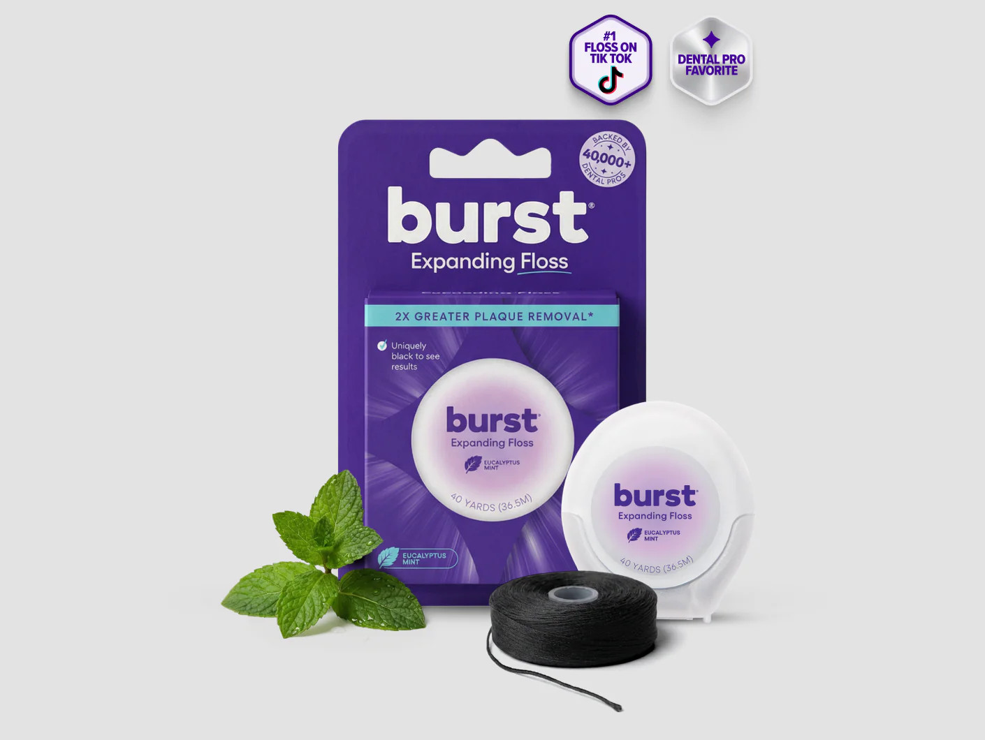 Mint Eucalyptus Expanding Floss

        
        
        
            
        
          
    ... | BURST Oral Care