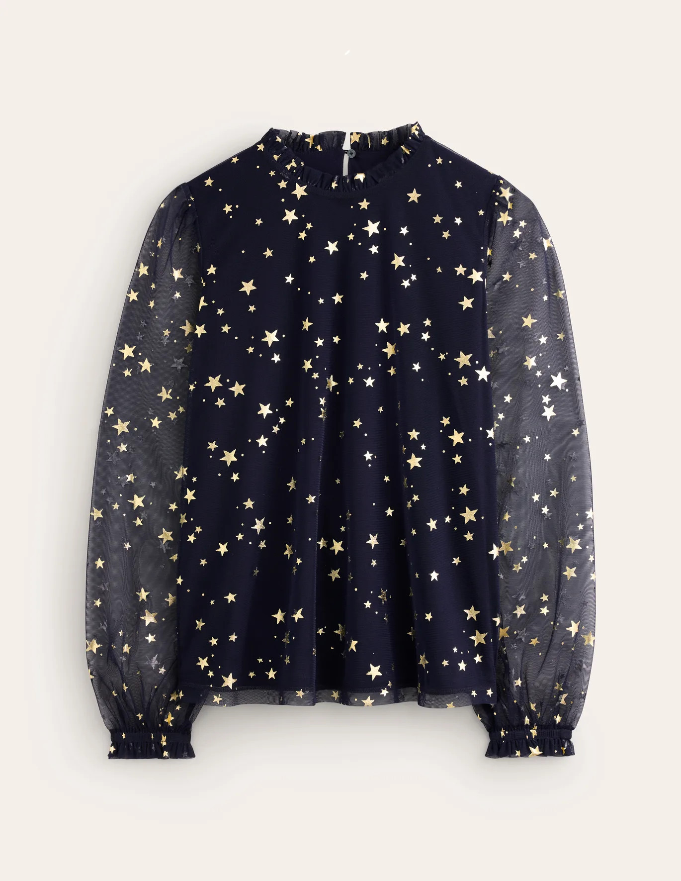 Tulle Blouson Sleeve Top | Boden (US)