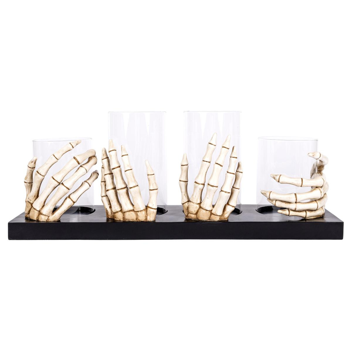 Spooky Lane Skeleton Hand Candle Holder | HSN