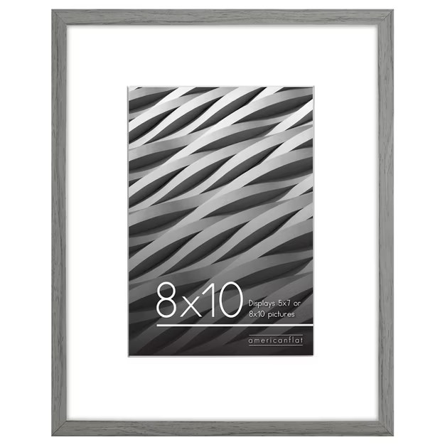 Thin Picture Frame With Shatterproof Glass Horizontal and Vertical Formats for Wall and Tabletop ... | Target