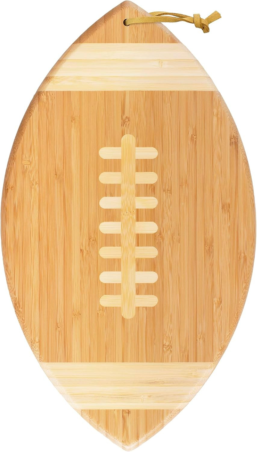 Totally Bamboo Football Shaped Bamboo Serving and Cutting Board, 14" x 8-1/2 | Amazon (US)