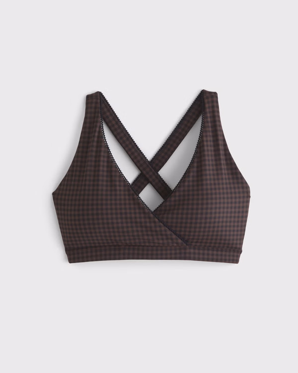 YPB studioFLEX Crossover Sports Bra | Abercrombie & Fitch (US)