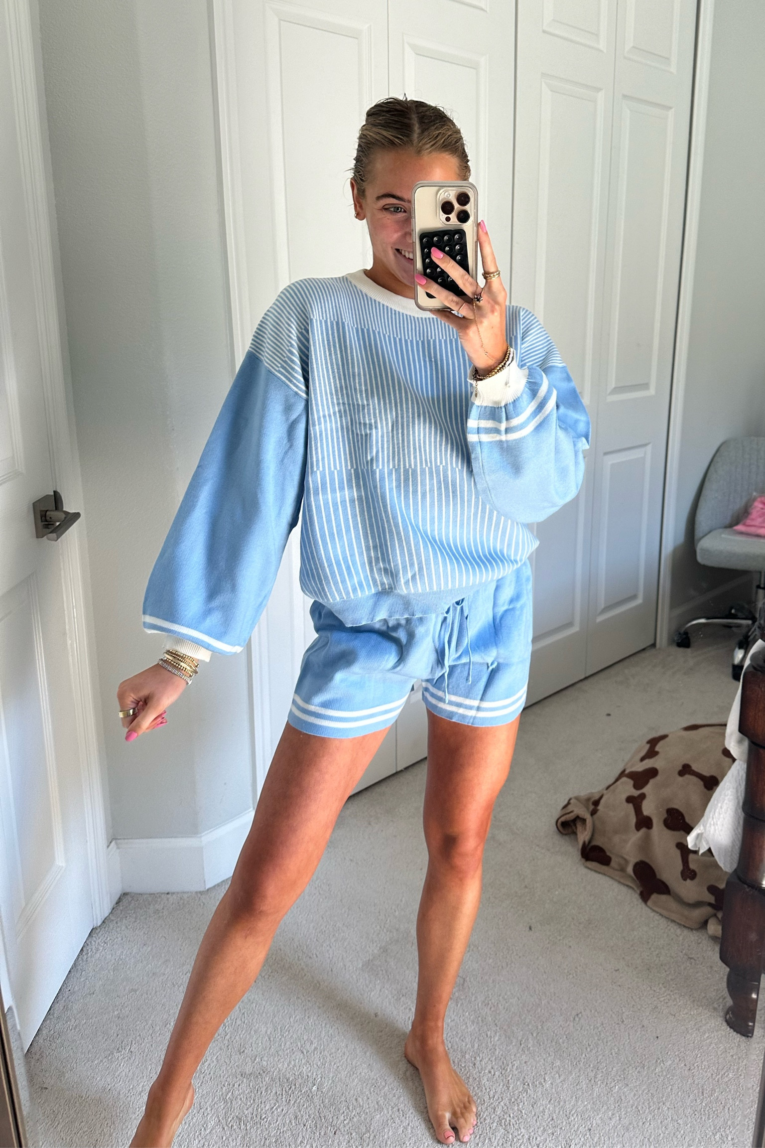 UANEO 2 Piece Outfits for Women Striped Knitted Sweater Pullover Shorts Lounge Set.  #amazon #amzonfinds #amazonmusthaves #amazonvirtualtryon #amazonfavorites #amazonfashion #founditonamazon #founditonamazonfashion 

#LTKSeasonal #LTKfindsunder50 #LTKstyletip