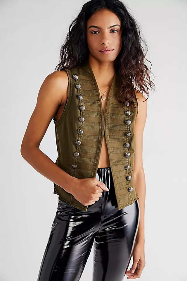 Officer Grunge Vest | Free People (Global - UK&FR Excluded)