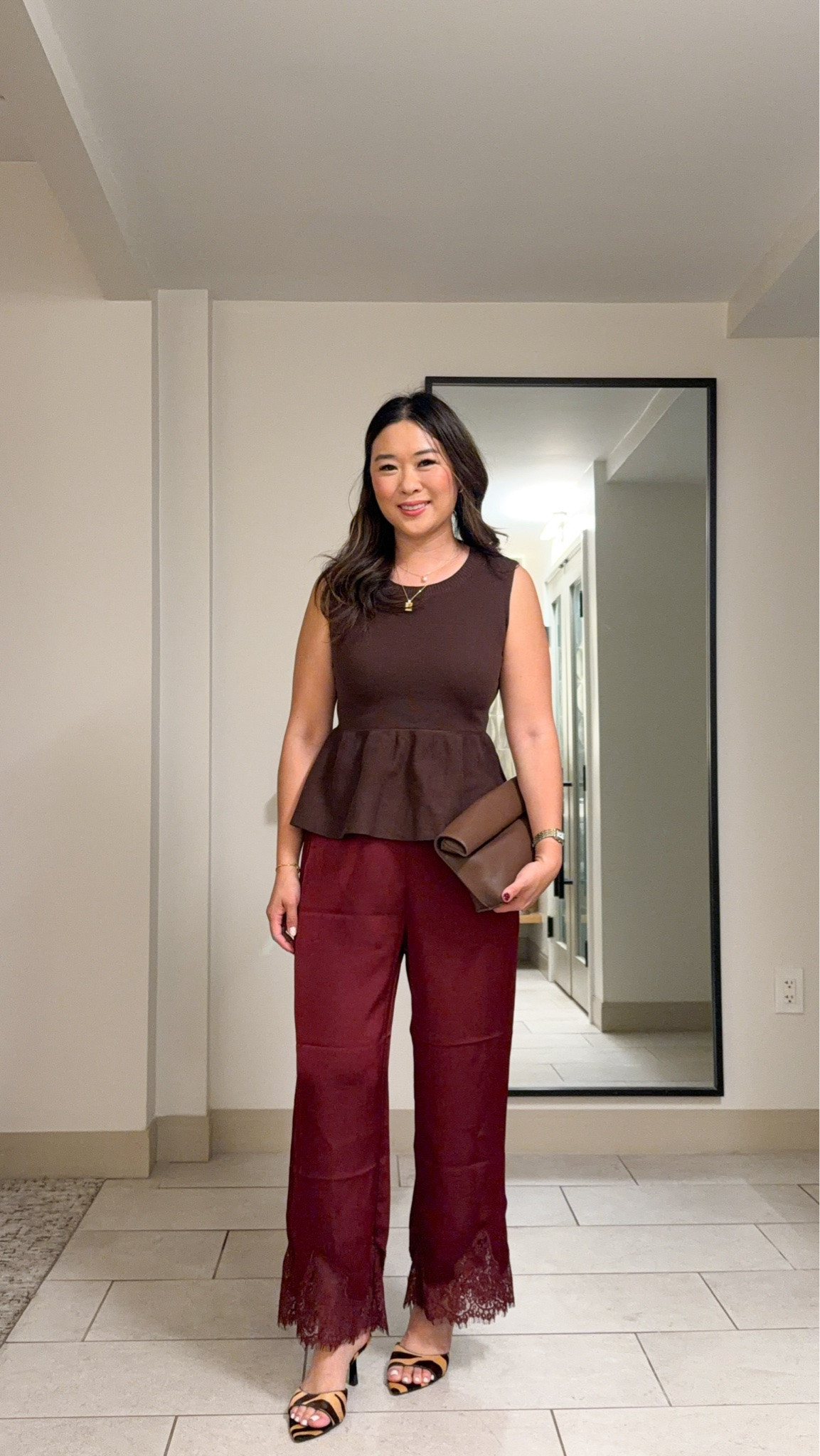 Girls Night Dinner Outfit Peplum Top: Small Lace Pants: Medium
Boujee on a budget // OOTN // Dinner outfit // Fall outfits

#LTKootd #LTKSeasonal #LTKOver40