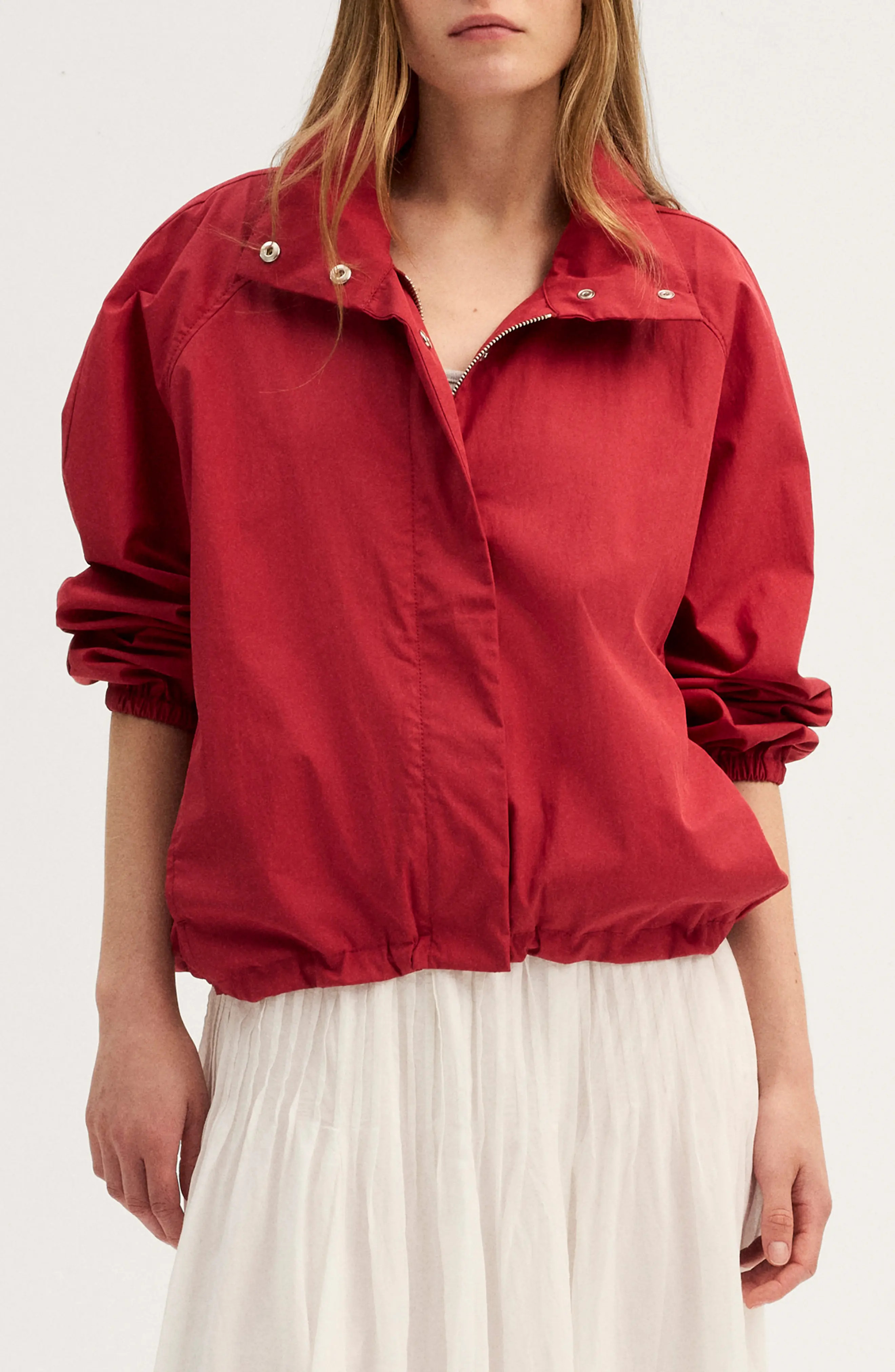Funnel Neck Windbreaker Jacket | Nordstrom