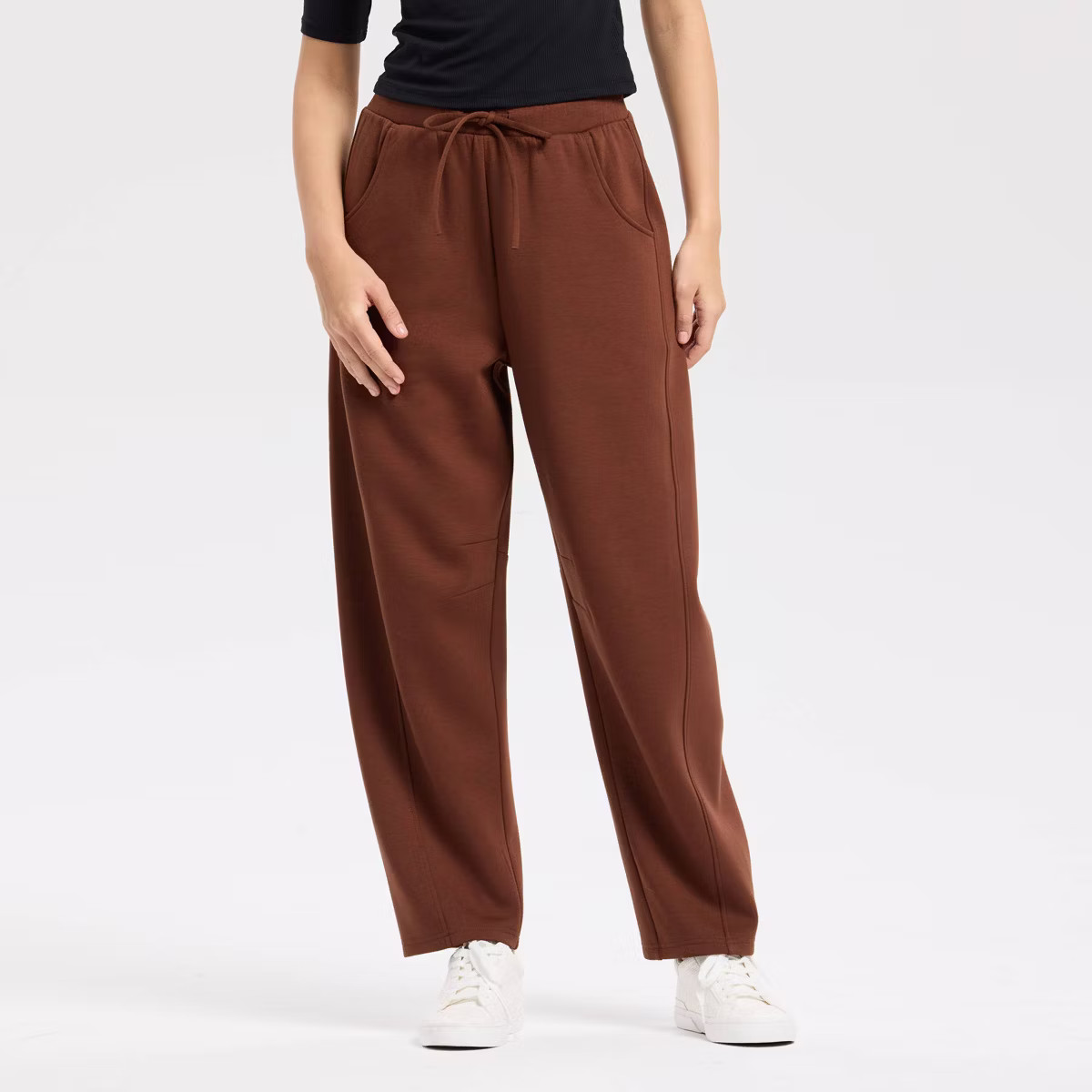 Women's Low-Rise Scuba Barrel Leg Joggers - A New Day™ | Target