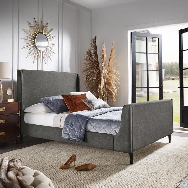 Antoinette Upholstered Wingback Bed | Wayfair North America