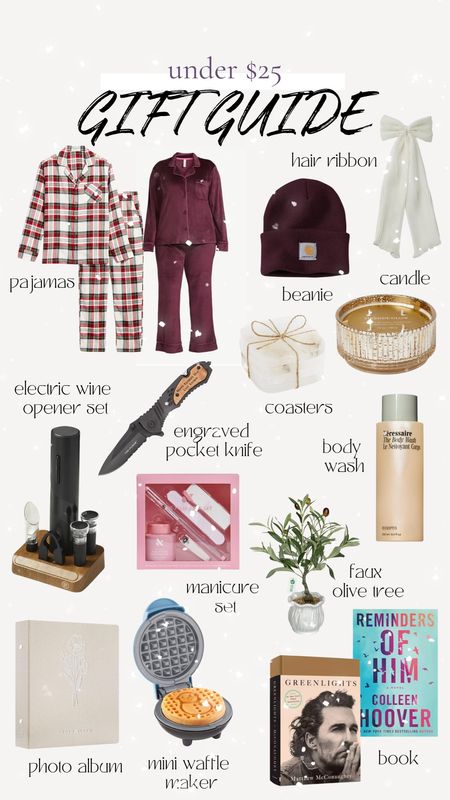 Christmas holiday gift ideas under $25 2023

#LTKSeasonal #LTKfindsunder50 #LTKGiftGuide