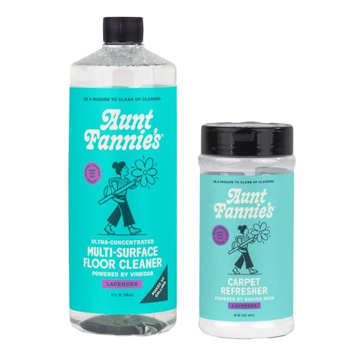 Aunt Fannie's Bundle: Floor Cleaner Vinegar Wash, Lavender + Carpet Refresher, Lavender | Amazon (US)