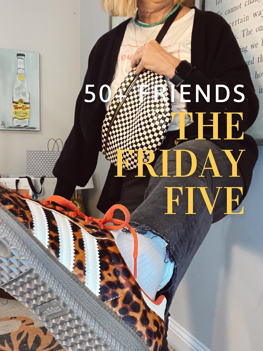 ✨ The Friday Five ✨

Five things that stopped me in my tracks this week…

🐆 Leopard Adidas — the perfect little pop of pattern. Wear-with-everything energy.
☁️ Super-Soft Cardigan (Under $150!) — cozy without looking sloppy. Elevated casual, for sure.
🟢 Camo Parka (Luxury from Saks) — that “effortlessly cool” outer layer that just makes an outfit. The cost-per-wear on this would be next to nothing. 
🤠 Western Pointed-Toe Mules (Amazon) — the perfect look-for-less (if you loved the Nordstrom pair!)
👖 Sweatpant Jeans, Bootcut Version — polished comfort. A travel must-have.

⸻

Comment PIXIE to shop 🛍️
Follow @shoppixieco for everyday style over 50
Find everything linked on ShopPixieCo on LTK 🤍

#styleover50 #midlifestyle #everydaystyle #casualchic #over50style #fashionover50 #50plusstyle #agelessstyle #womenover50 #classicstyle #grownupstyle #elevatedcasual #ootdover50 #styleblogger #ltkfashion #ltkover50 #shopltk #fallstyleinspo #weekendstyle #outfitideas #styledaily #styleinspo #trendwithouttrying #neutralstyle #chiccomfort #getdressedthegetreadyway #shoppixieco

Comment PIXIE below to receive a DM with the link to this post on my LTK ⬇ https://liketk.it/5vGB8

#LTKStyleTip #LTKOver40 #LTKSeasonal