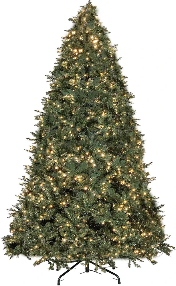 Christmas Tree 10 ft- Pre-Lit White and Multi-Color Premium LED Lights - Artificial Full Christma... | Amazon (US)