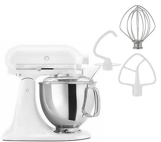 KitchenAid Artisan 5-qt Tilt-Head Stand Mixer - QVC.com | QVC