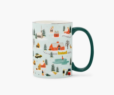 Holiday Village Porcelain Mug | Rifle Paper Co. | Rifle Paper Co.