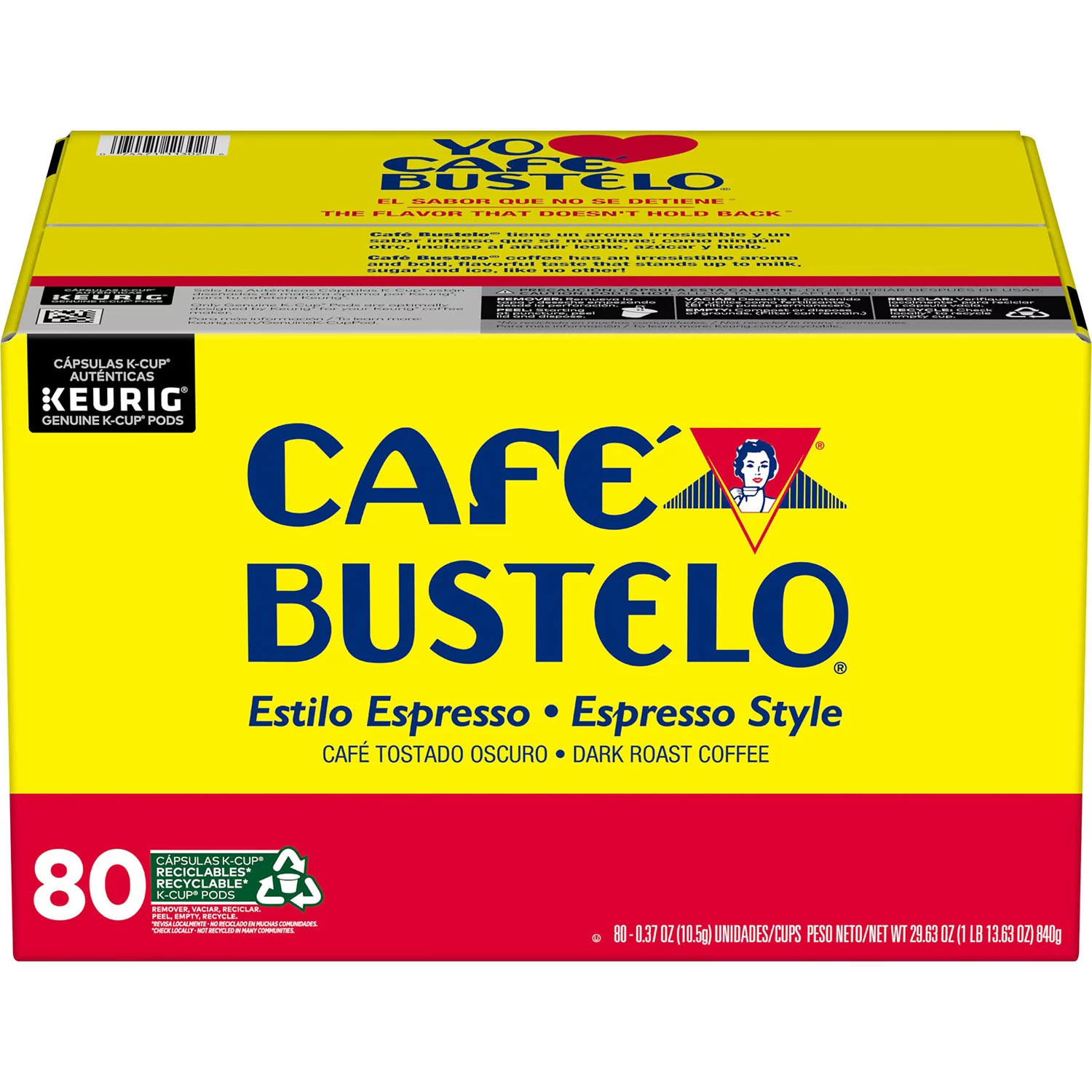 Café Bustelo Coffee Espresso Style K-Cups, Dark Roast, 80 ct. | Sam's Club