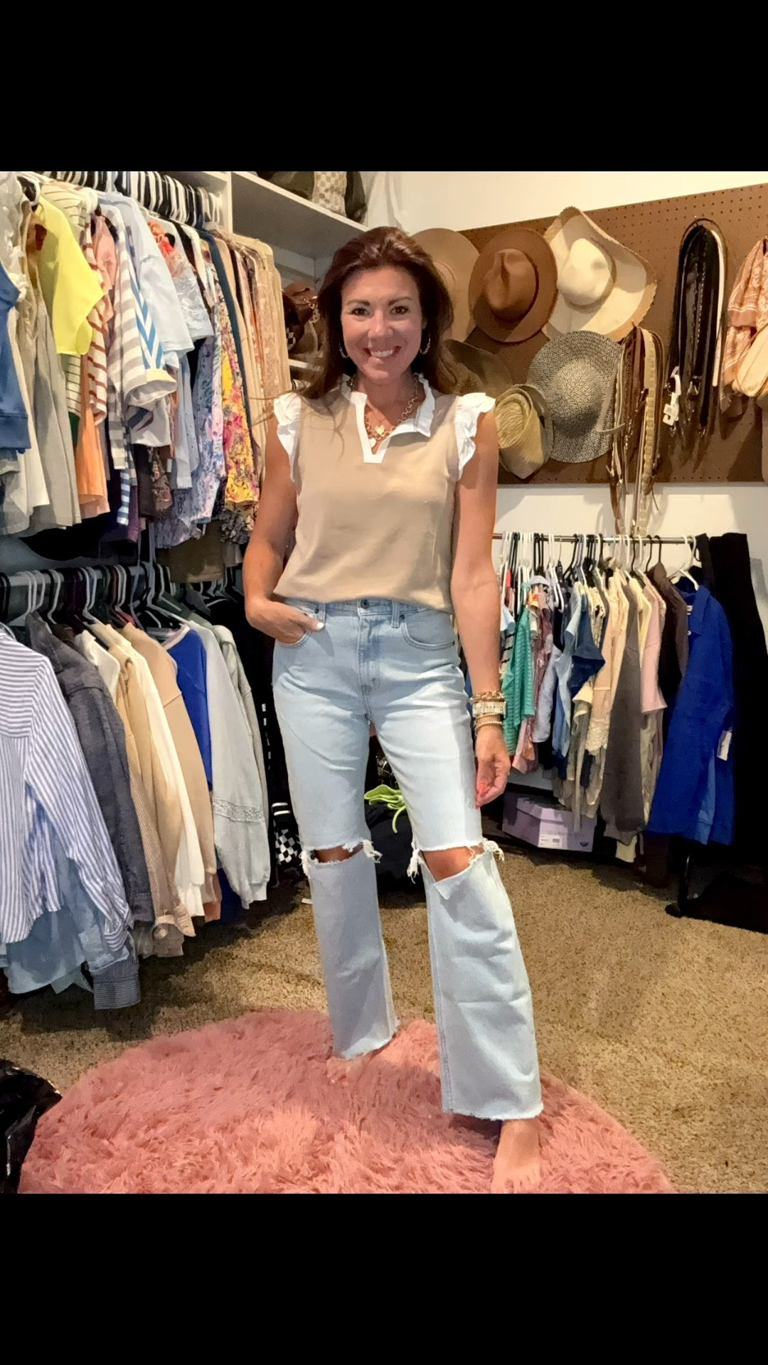 On sale!   Snag them up quick! 

Wearing a size 27S. 

Abercrombie | sale | denim 

#LTKStyleTip #LTKFindsUnder100 #LTKSaleAlert