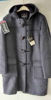 Gloverall Duffle Coat Vintage Mens Air Force blue Wool Mix. Unworn. Rare  | eBay | eBay UK