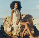 Meadow Vest Beaded Mini Dress | Eddy