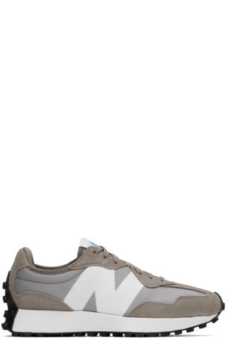 Gray 327 Low-Top Sneakers | SSENSE