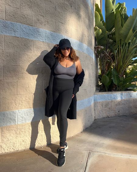 Weekend uniform: Leggings, bodysuit, cardigan and a hat! My bodysuit is from HoneyLove. I’m wearing a xl. Use promo code LIVBYVIV for 10% off HoneyLove. 

#LTKmidsize