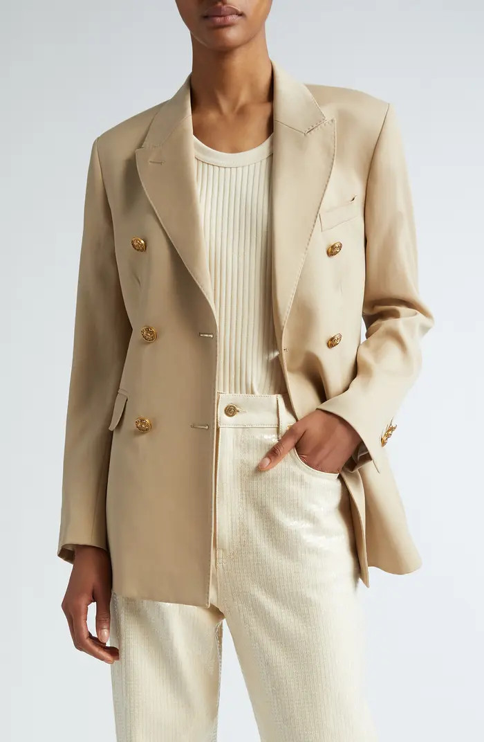Double Breasted Virgin Wool Blazer | Nordstrom