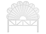 KOUBOO Rattan Headboard, Full, White | Amazon (US)