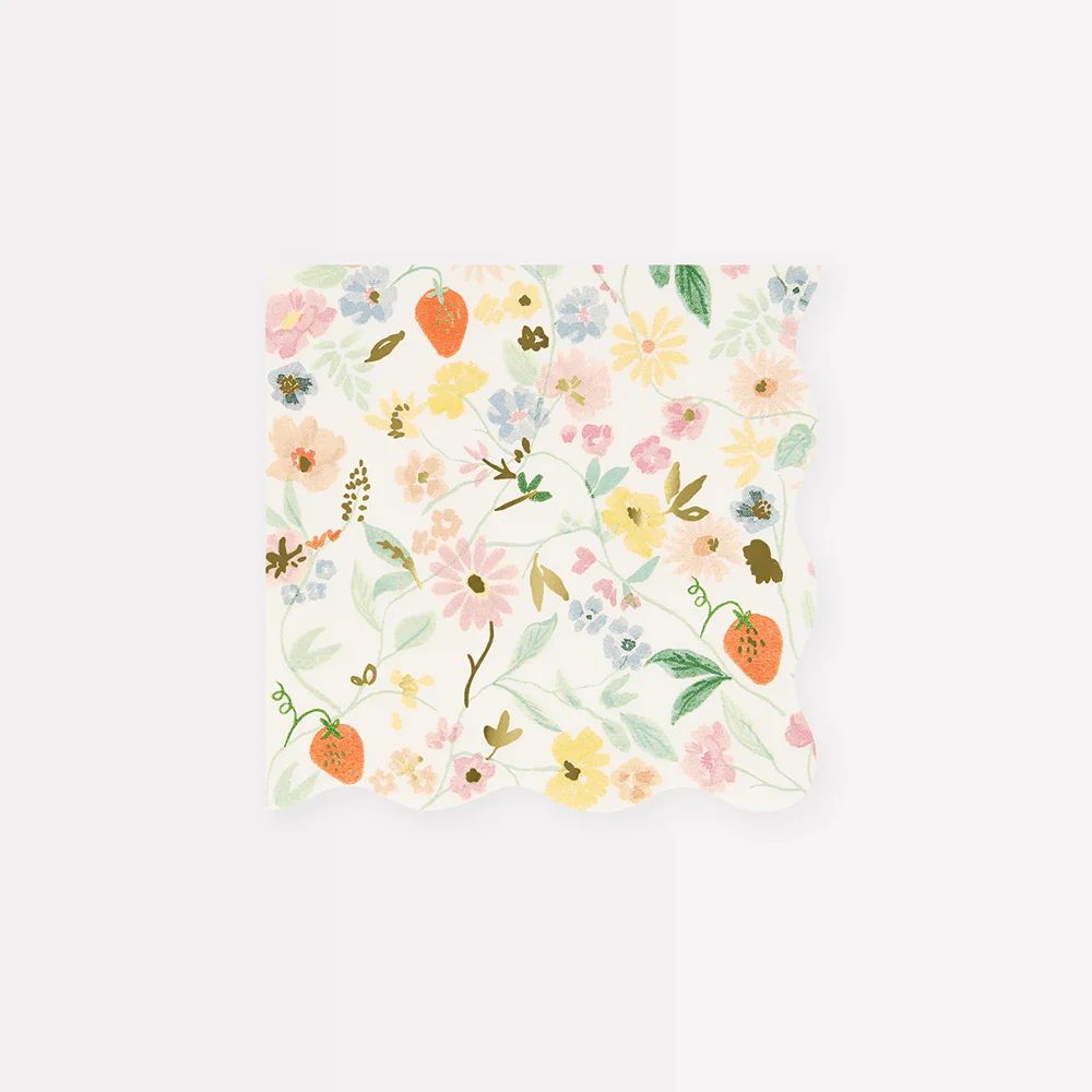 Meri Meri Elegant Floral Small Napkins | Shop Sweet Lulu