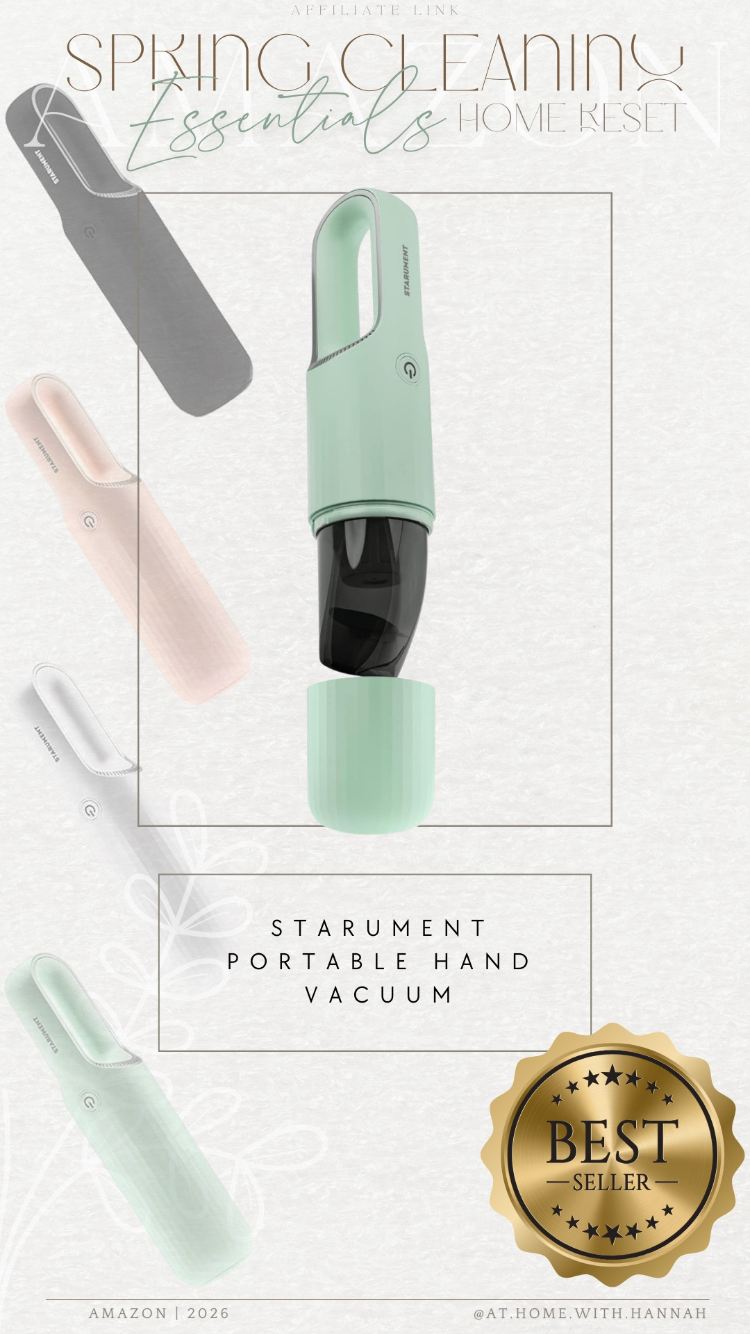 This portable hand vacuum is one of those small home finds I use way more than I expected 🤍 
So good for quick messes, crumbs, tight spaces, and all the everyday cleanup that pops up fast. I now have one in my home, and one in my car - because kids.

portable hand vacuum • mini vacuum • cordless hand vacuum • quick cleanup tool • small mess cleaner • crumb vacuum • amazon cleaning finds • best selling home finds • mom hack

#portablehandvacuum #minivacuum #cordlesshandvacuum #quickcleanupfinds #smallmesscleaner #ltkhome #ltkmusthaves #amazonfinds

#LTKmomlife #LTKHome #LTKKids