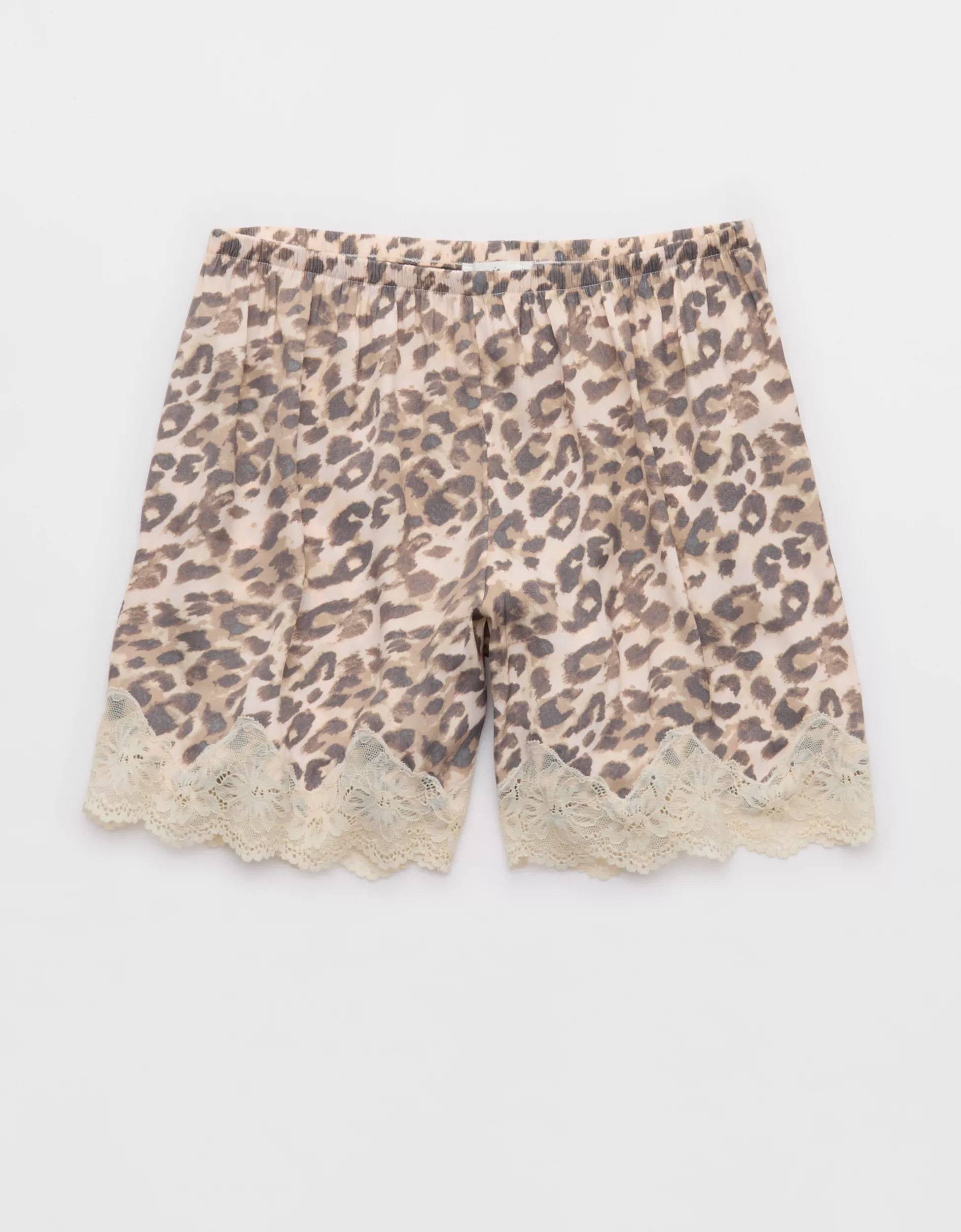 Aerie Night Out Satin Lace Boxer | Aerie