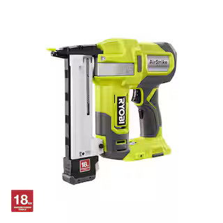 RYOBI ONE+ 18V 18-Gauge Cordless AirStrike Narrow Crown Stapler (Tool Only) P361 - The Home Depot | The Home Depot