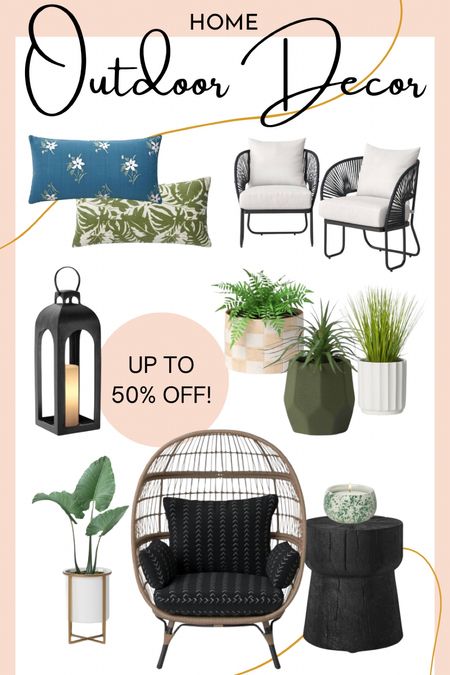 Freshen up your patio with these outdoor furniture and decor finds on sale now!

#LTKhome #LTKsalealert #LTKSeasonal